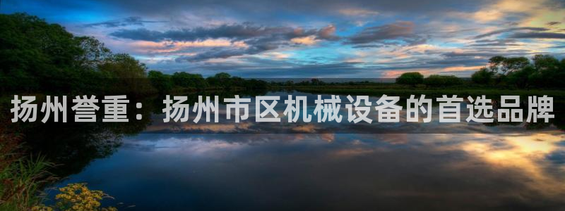 威九国际地址：扬州誉重：扬州市区机械设备的首选品牌