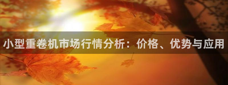 78mppt威九国际：小型重卷机市场行情分析：价格、优势与应