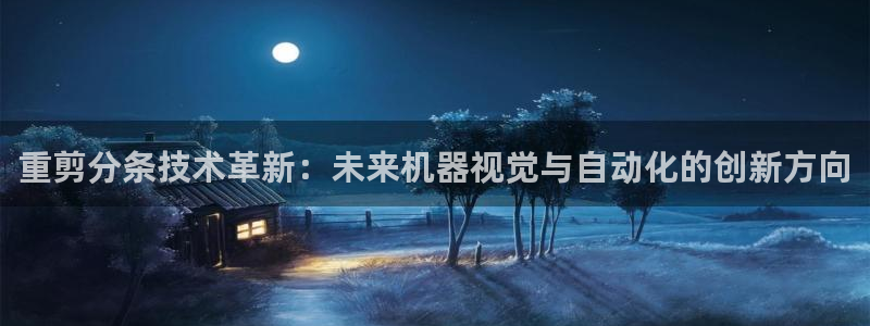 威九国际精彩推荐怎么样：重剪分条技术革新：未来机器视觉与自动