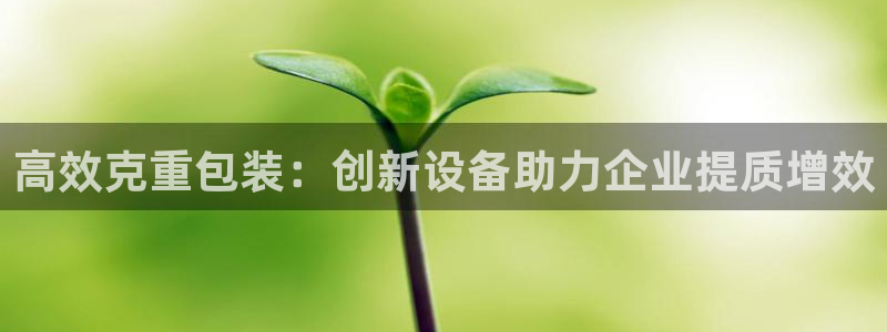 威九国际78mob官网版：高效克重包装：创新设备助力企业提质
