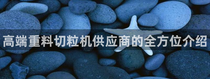 威九国际v96 bet会黑吗：高端重料切粒机供应商的全方位介