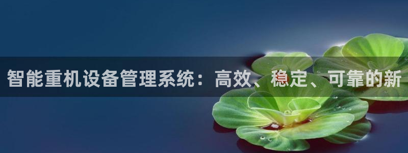 威九国际78m小说：智能重机设备管理系统：高效、稳定、可靠的