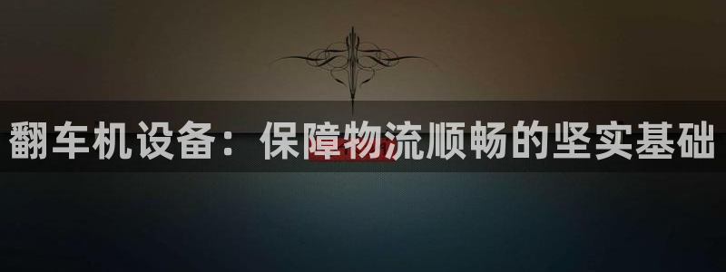 威九国际网站进入客服中心：翻车机设备：保障物流顺畅的坚实基础
